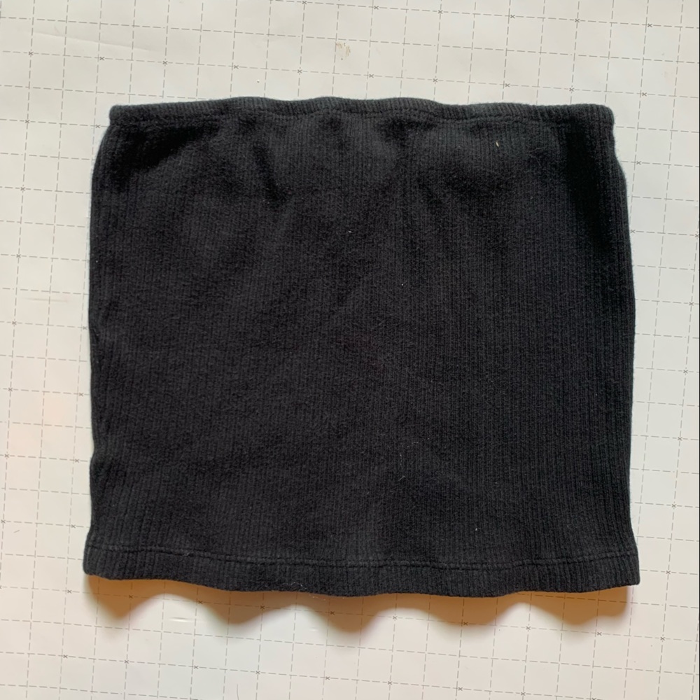 Black Stretchy Tube Top